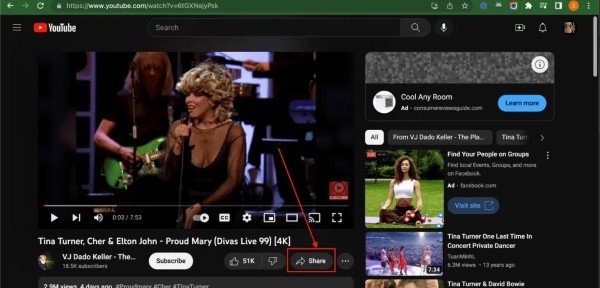 YouTube Share Button